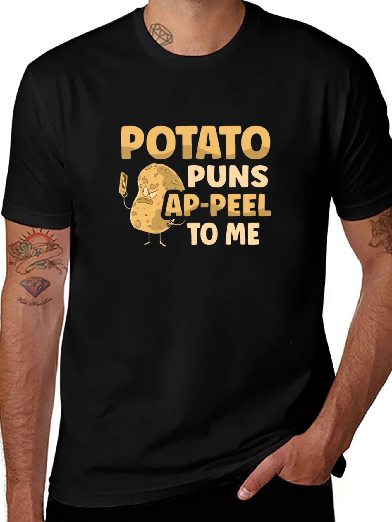 Potato Puns Graphic Tee - Funny Foodie Shirt
