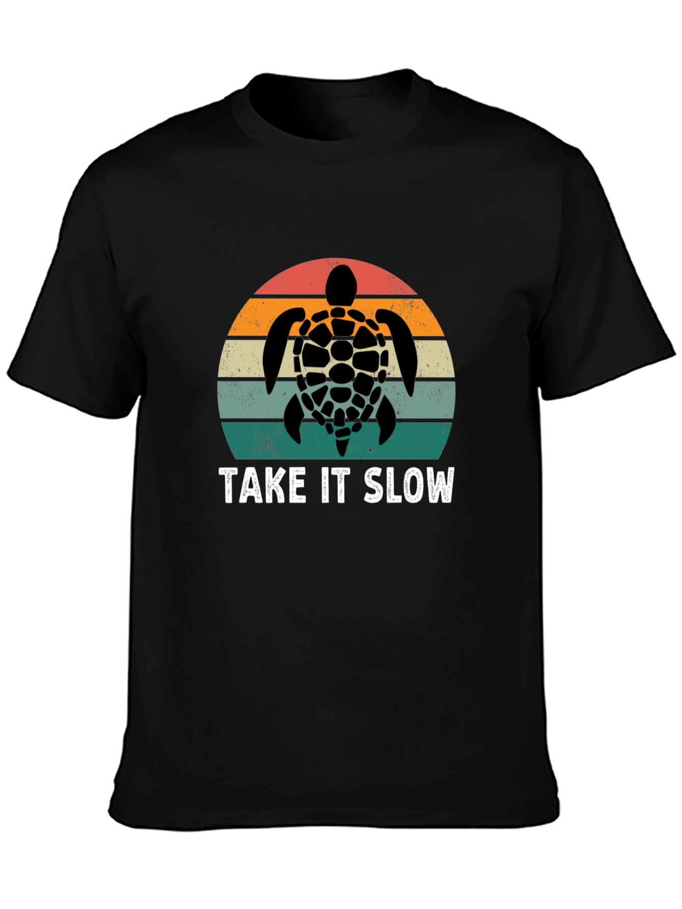 Take It Slow Turtle Graphic T-Shirt