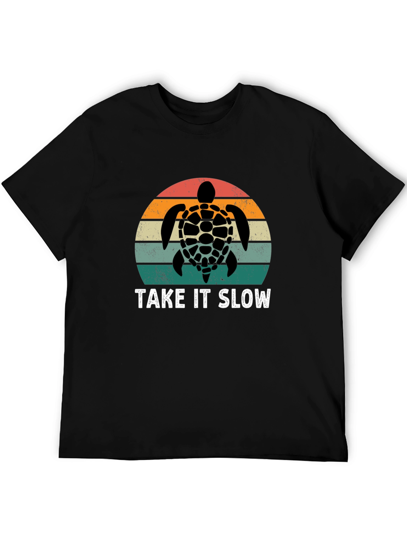 Take It Slow Turtle Graphic T-Shirt