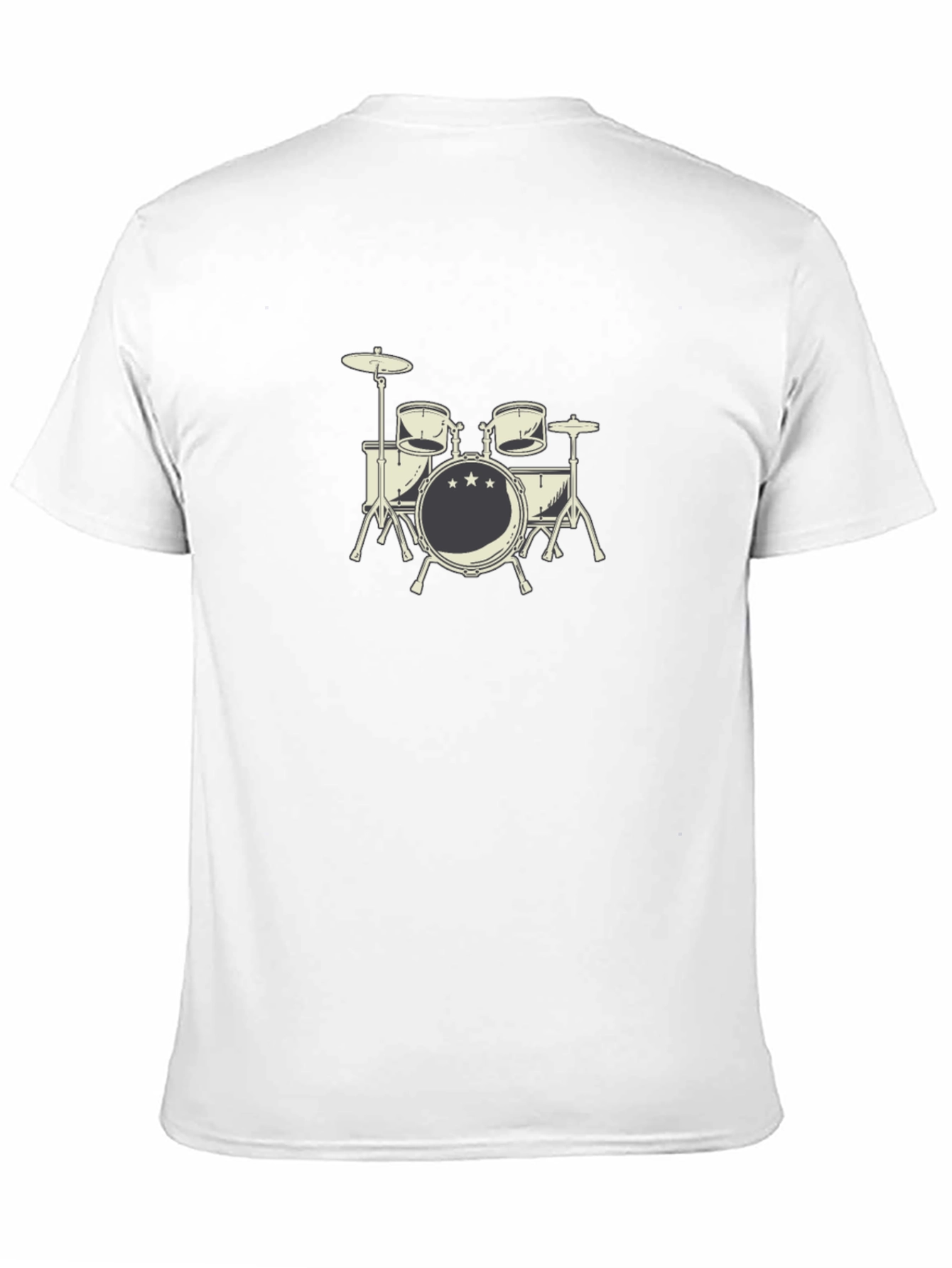 Drum Set Graphic T-Shirt - Music Lover Tee