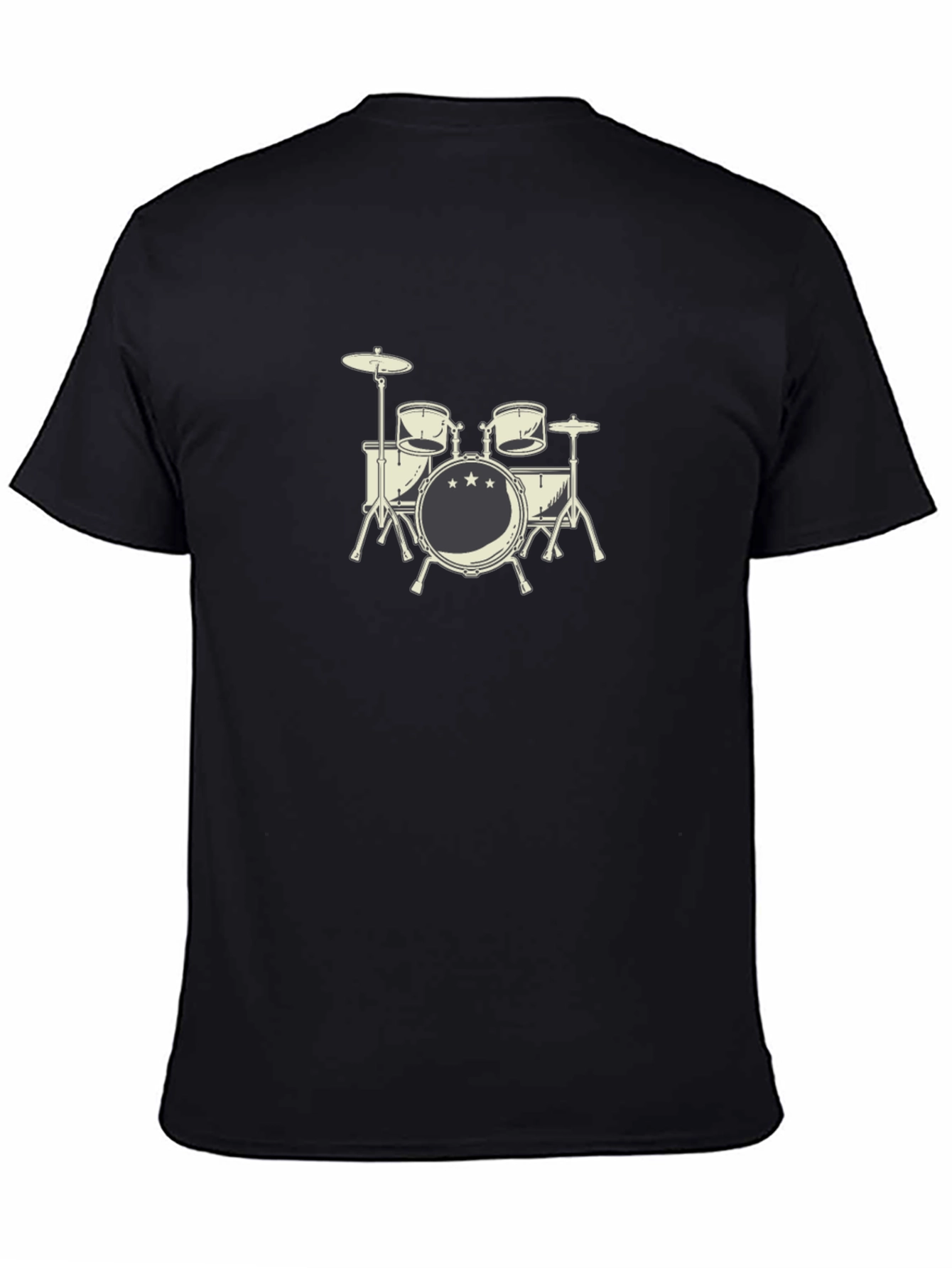 Drum Set Graphic T-Shirt - Music Lover Tee