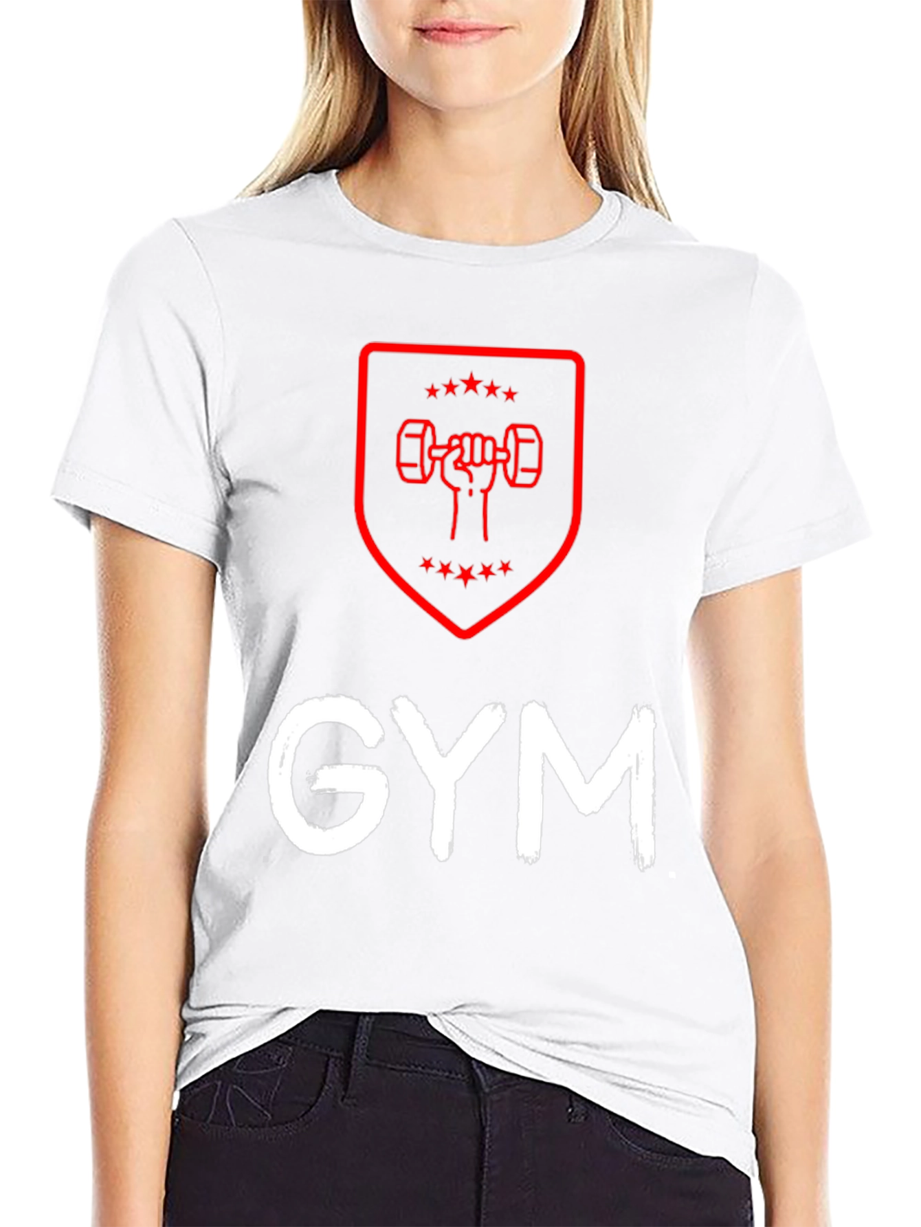 Gym Workout Black T-Shirt - Fitness Motivation