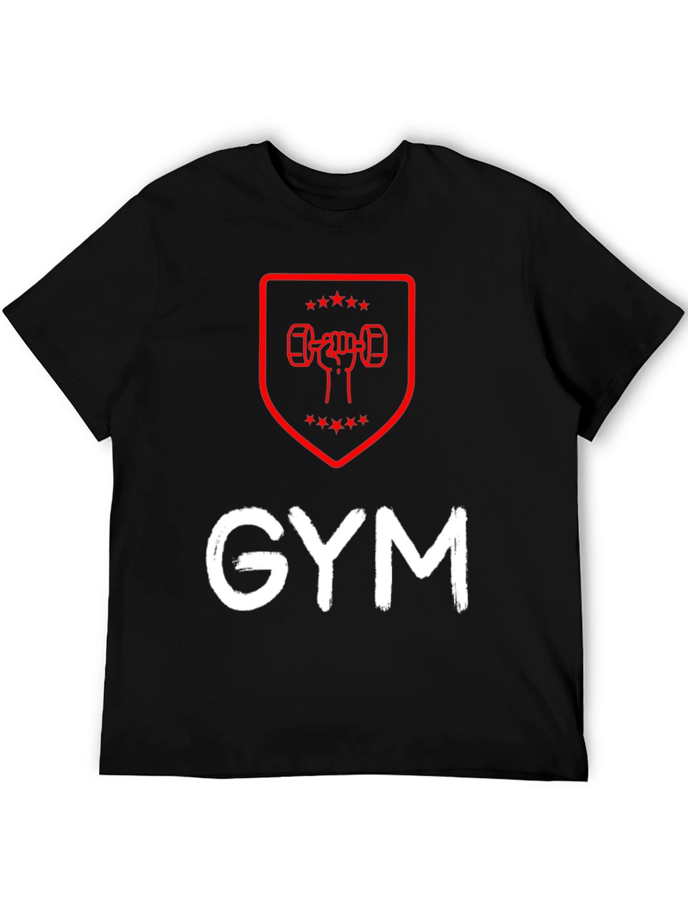 Gym Workout Black T-Shirt - Fitness Motivation