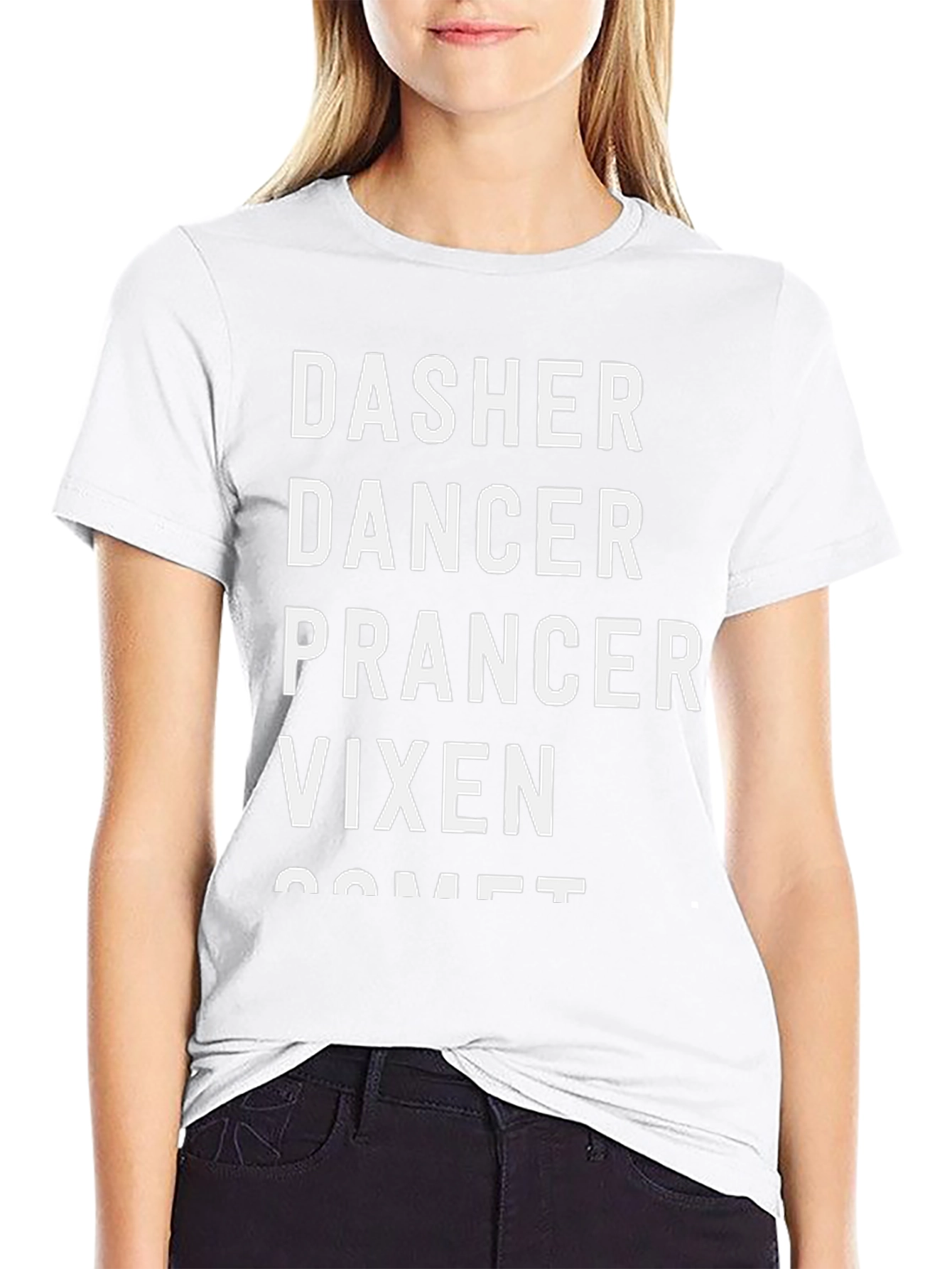 Dasher Dancer Prancer Vixen Graphic Tee