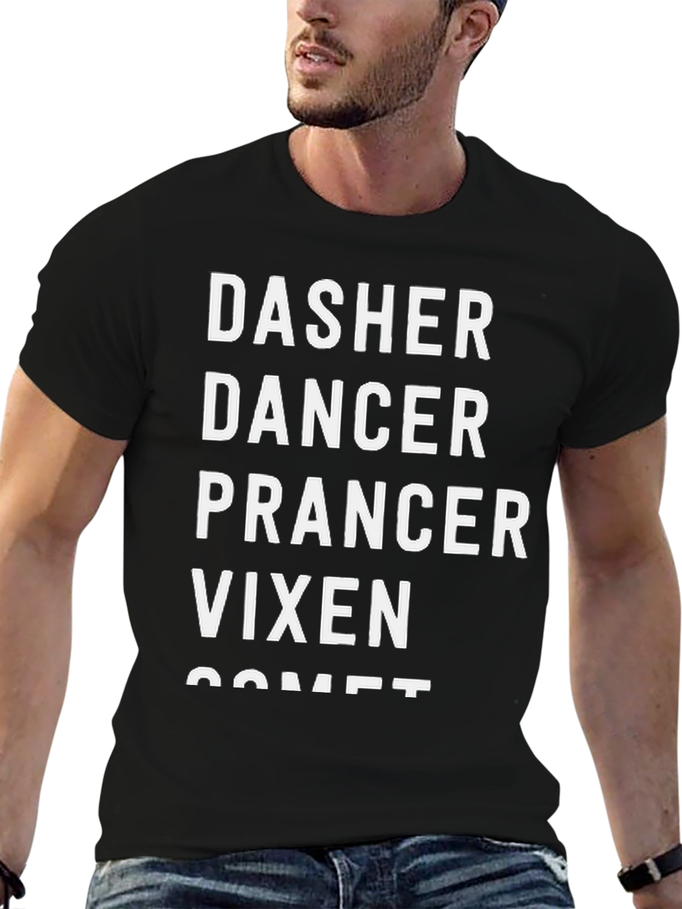 Dasher Dancer Prancer Vixen Graphic Tee