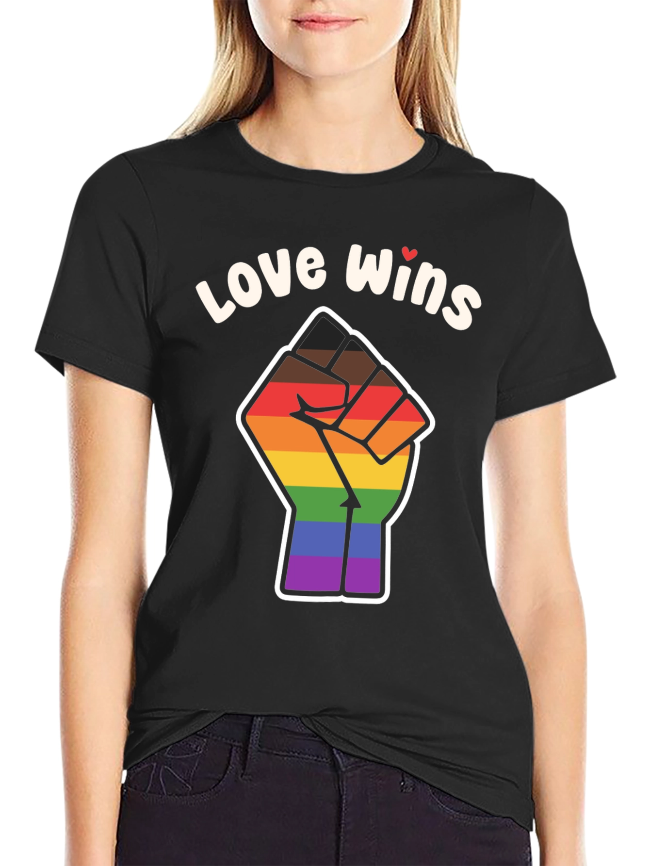 Love Wins Pride Fist T-Shirt