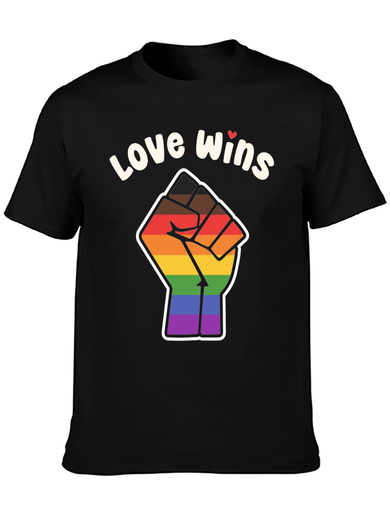 Love Wins Pride Fist T-Shirt