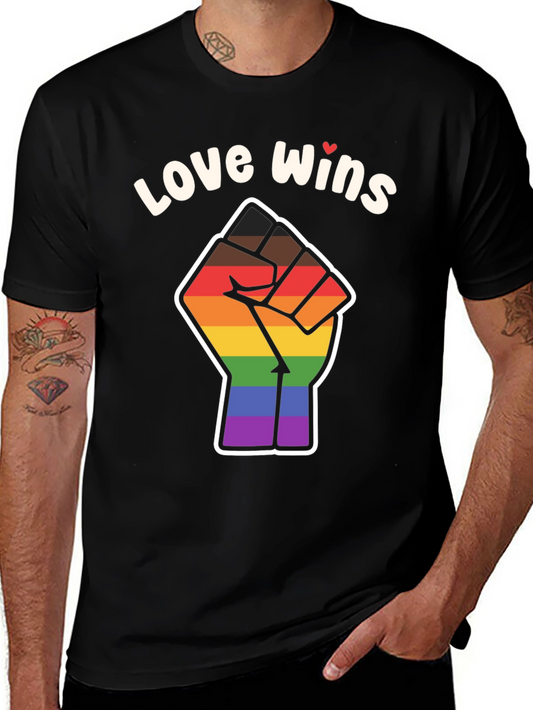 Love Wins Pride Fist T-Shirt
