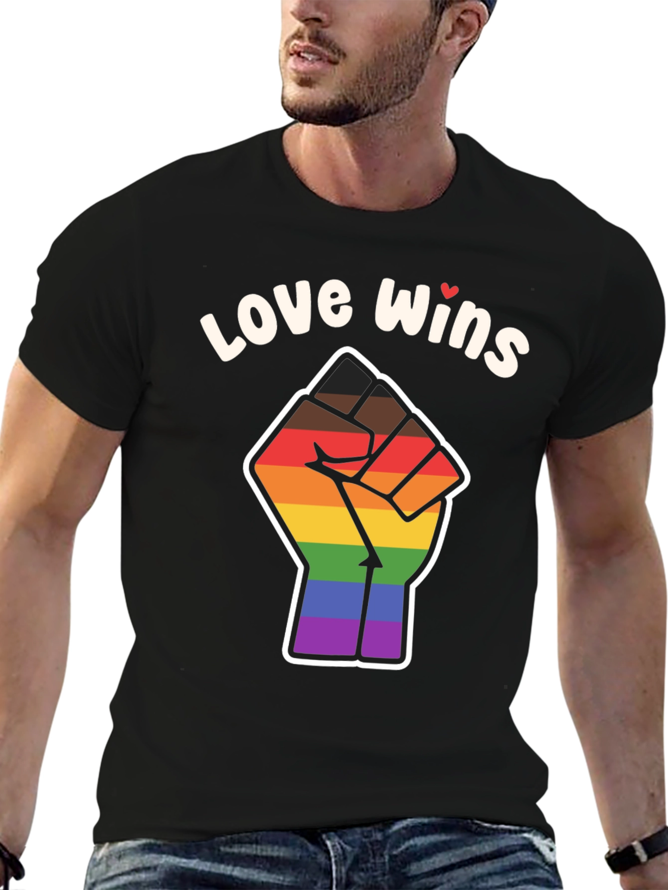 Love Wins Pride Fist T-Shirt