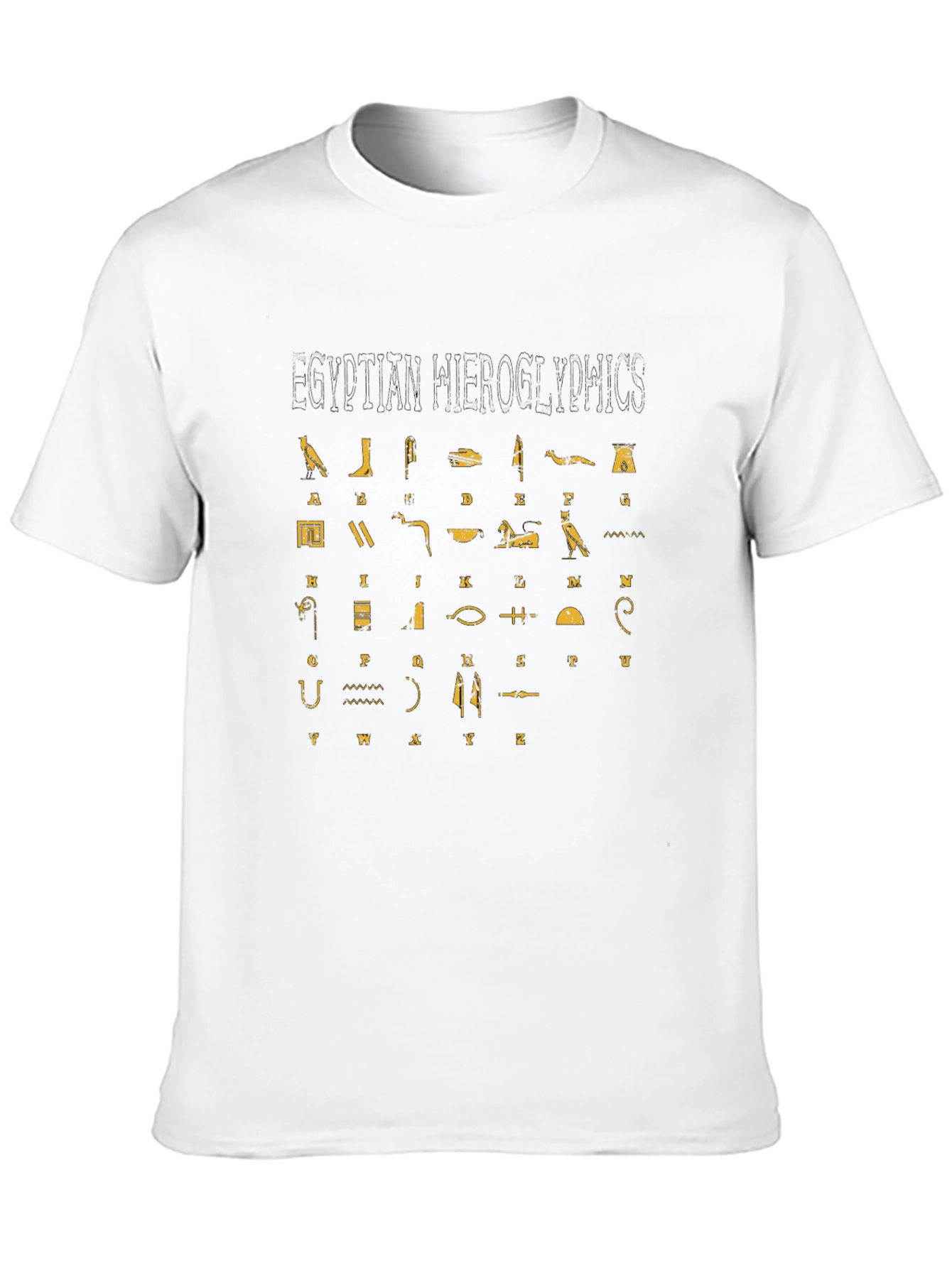 Egyptian Hieroglyphics Graphic T-Shirt