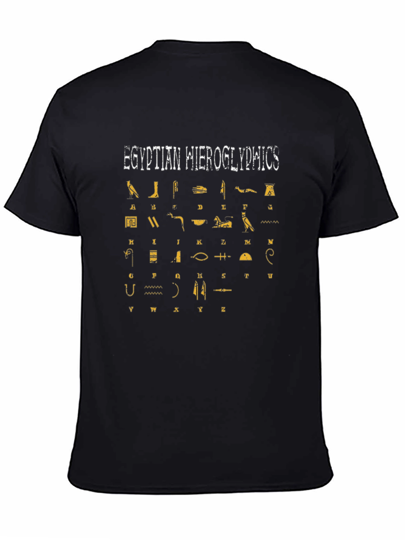Egyptian Hieroglyphics Graphic T-Shirt