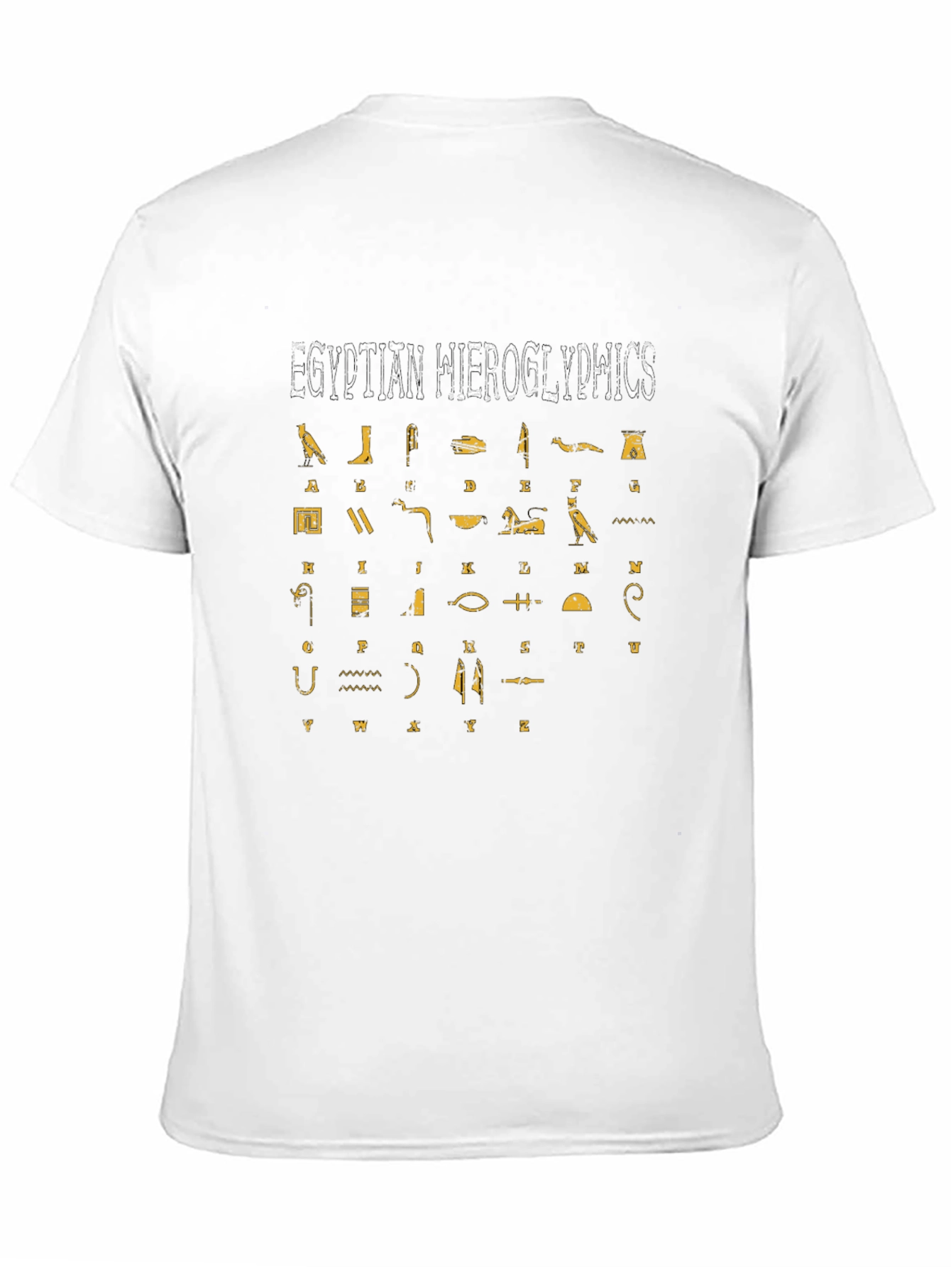 Egyptian Hieroglyphics Graphic T-Shirt