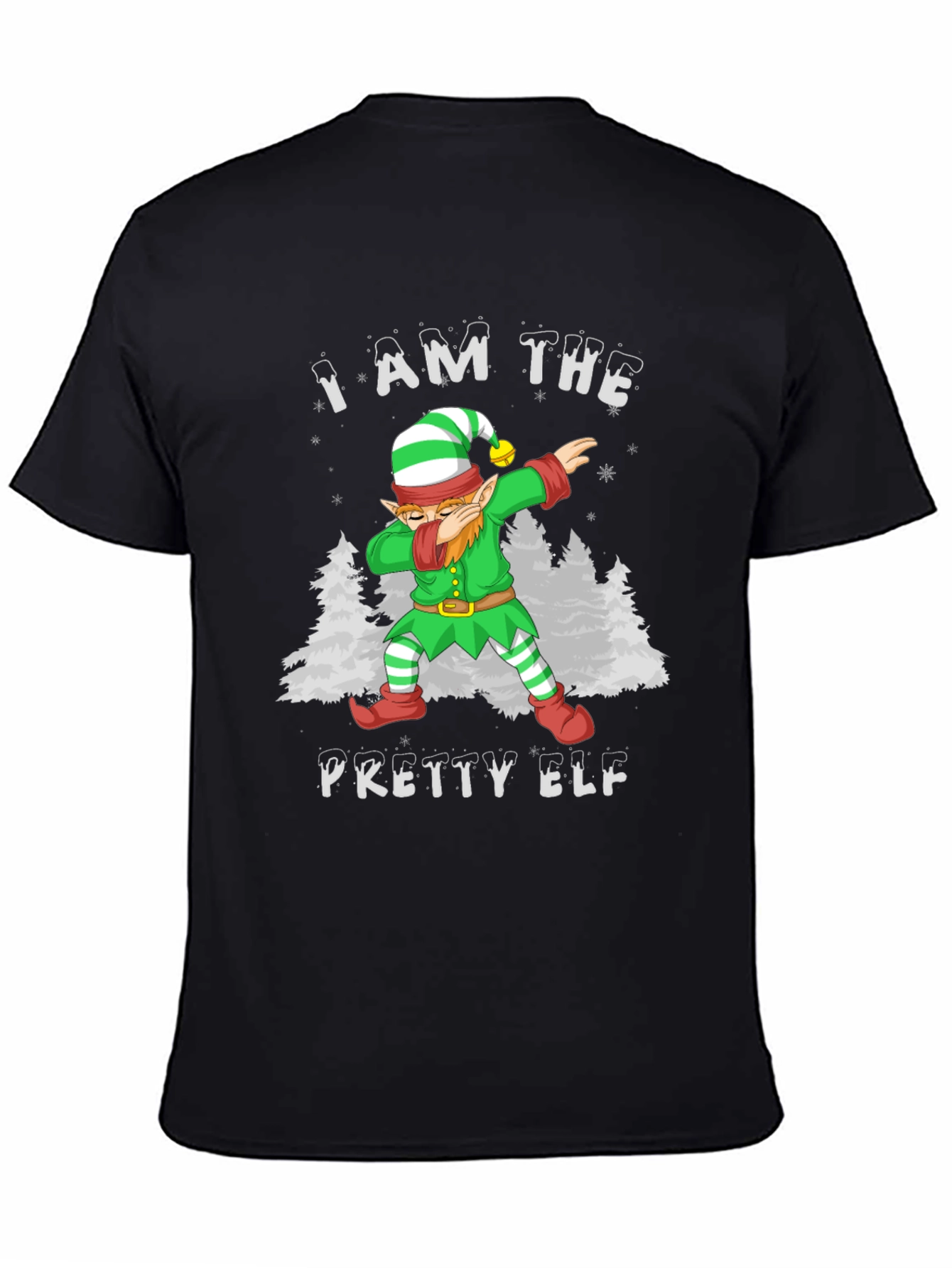Funny Christmas Elf Dabbing T-Shirt