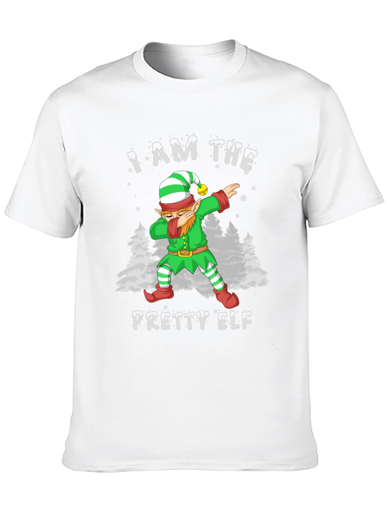 Funny Christmas Elf Dabbing T-Shirt