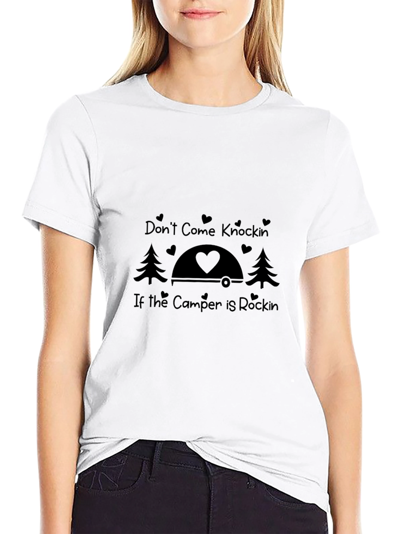 Dont Come Knockin Camping Tee