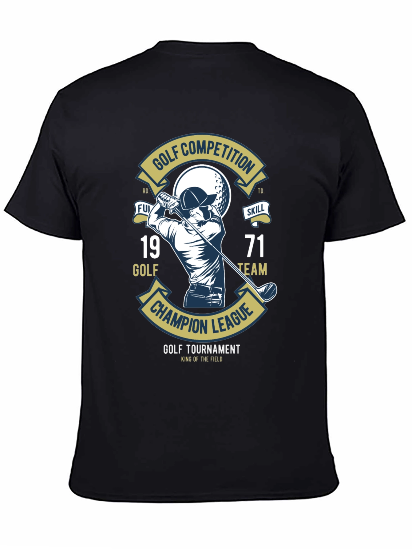 Golf Competition T-Shirt: Champion League Tournament Tee