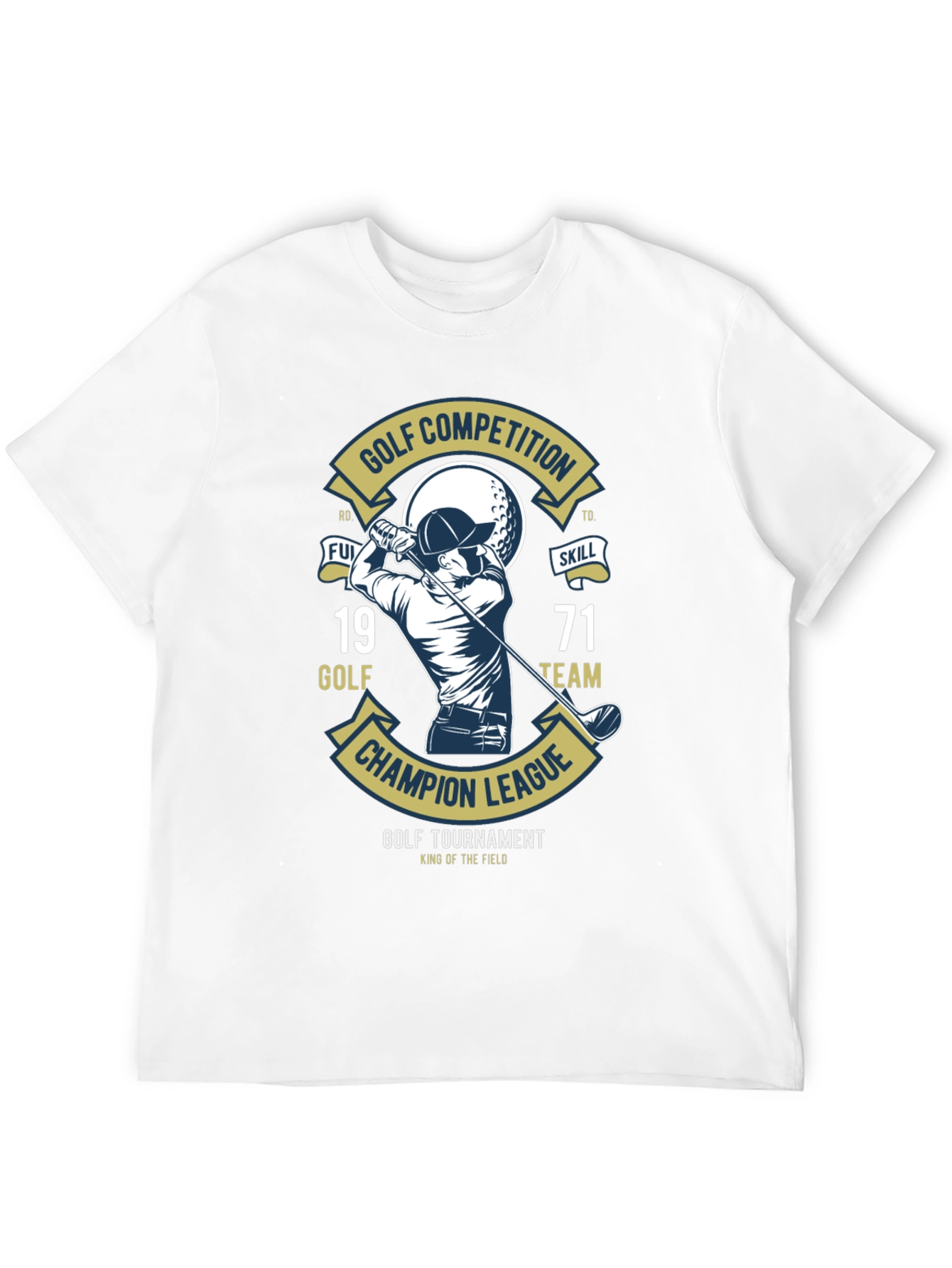 Golf Competition T-Shirt: Champion League Tournament Tee