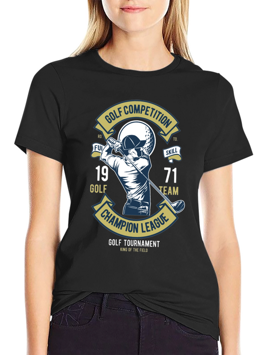Golf Competition T-Shirt: Champion League Tournament Tee