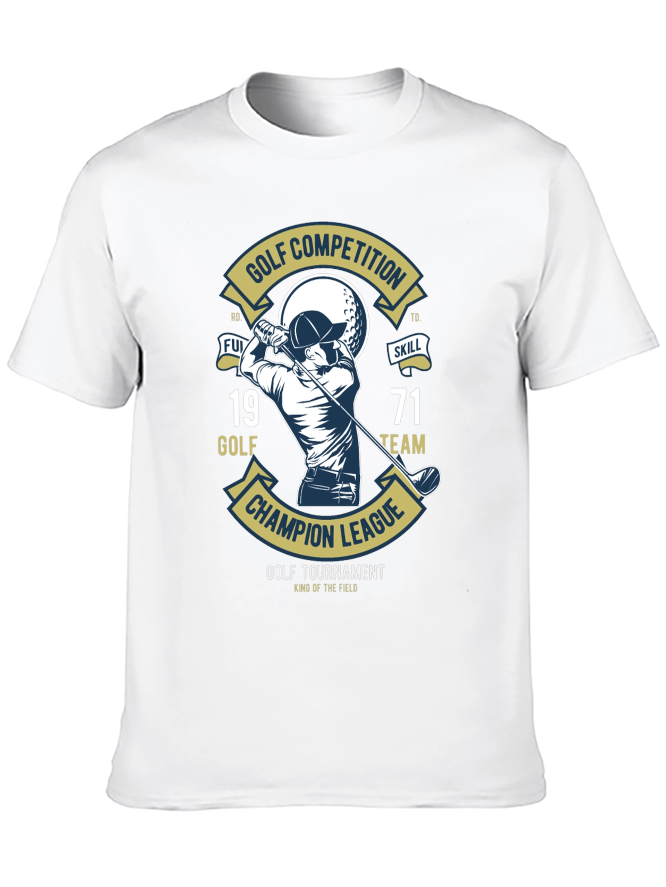 Golf Competition T-Shirt: Champion League Tournament Tee