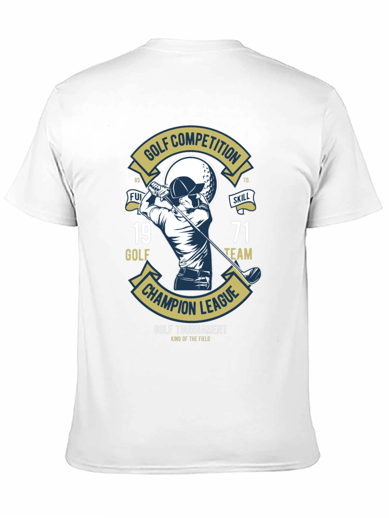 Golf Competition T-Shirt: Champion League Tournament Tee