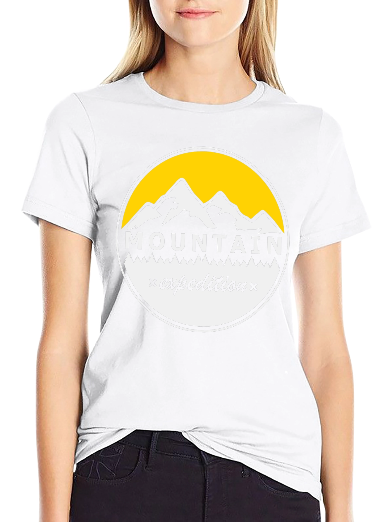 Mountain Expedition Graphic Tee - Black