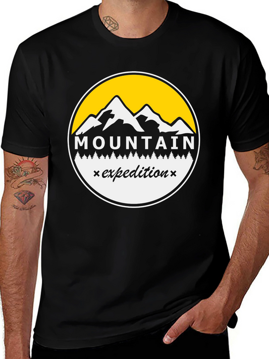 Mountain Expedition Graphic Tee - Black