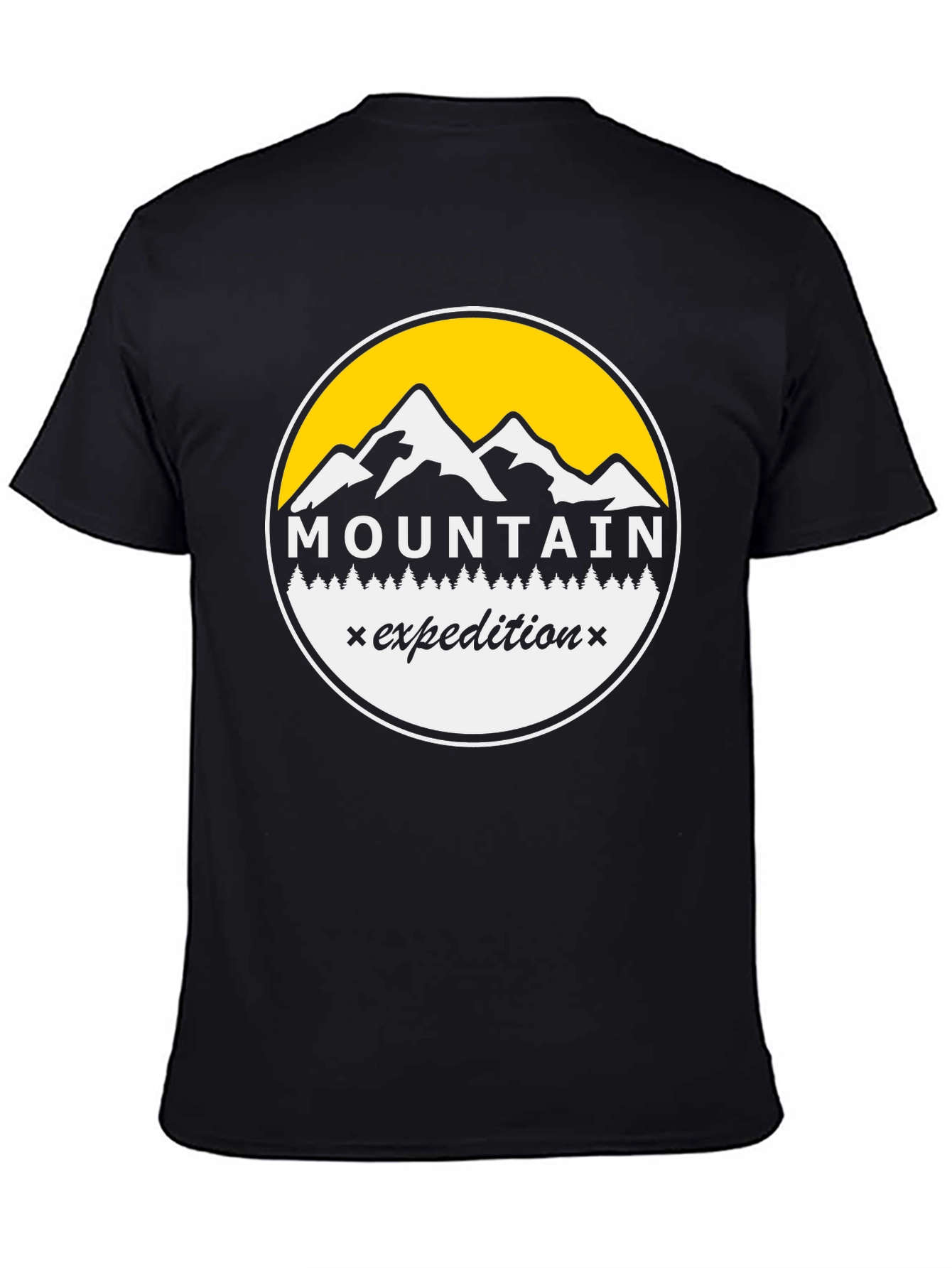 Mountain Expedition Graphic Tee - Black