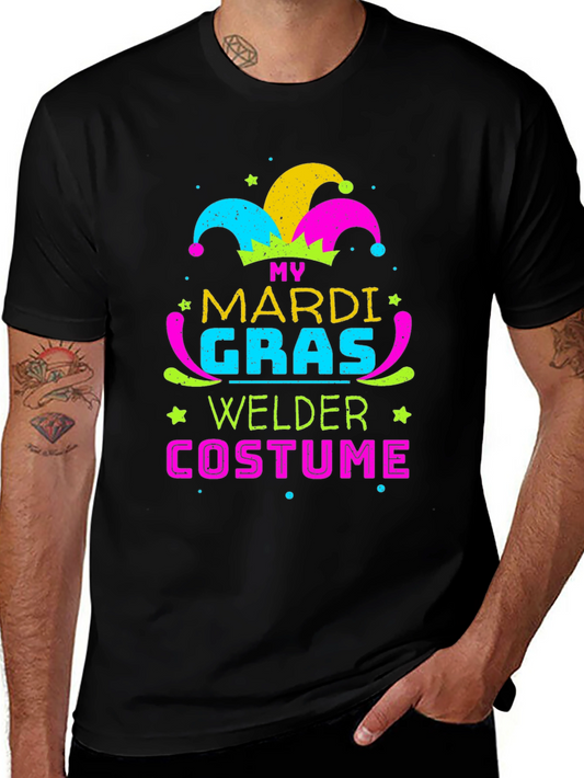 Mardi Gras Welder Costume T-Shirt