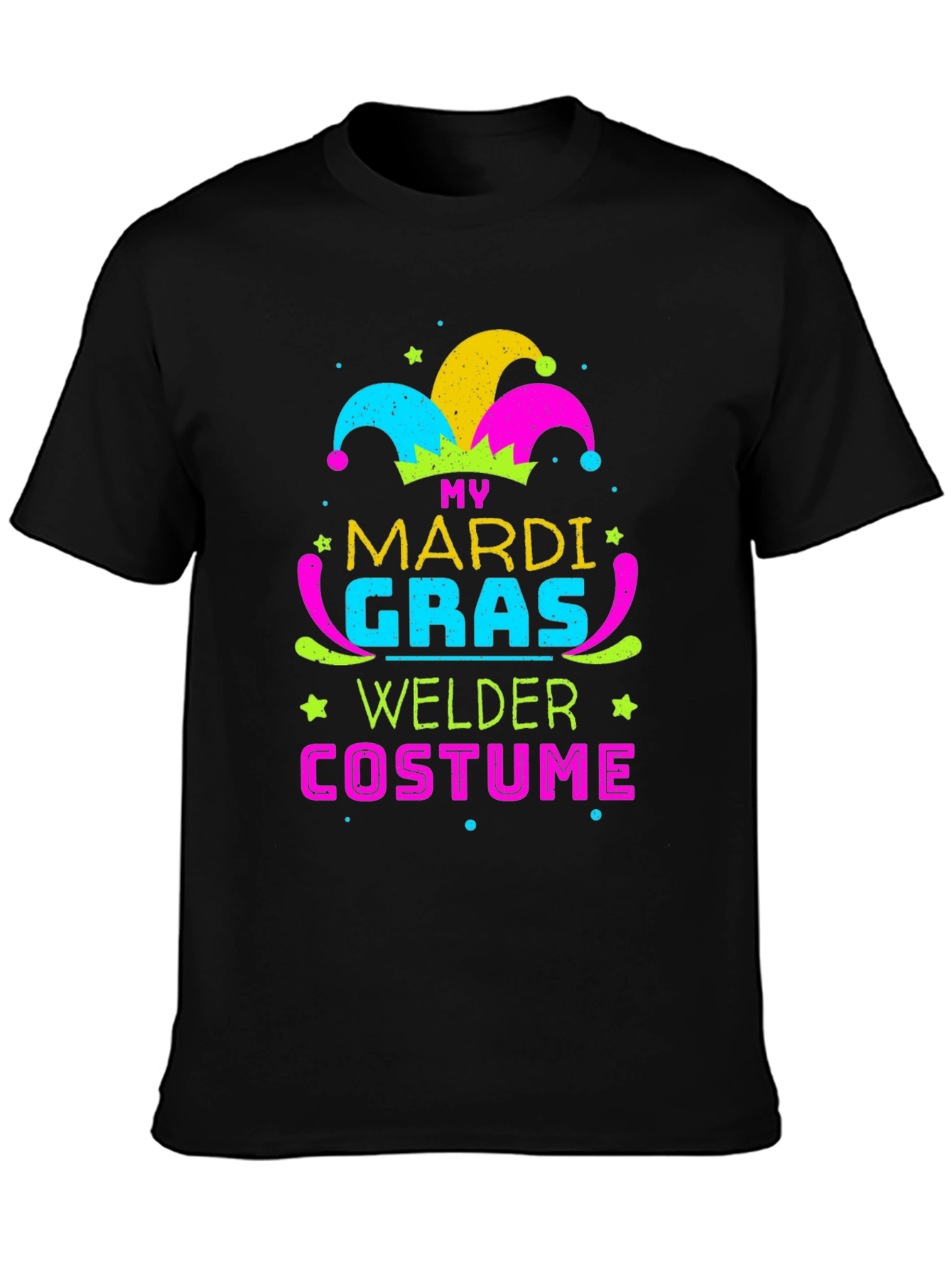 Mardi Gras Welder Costume T-Shirt