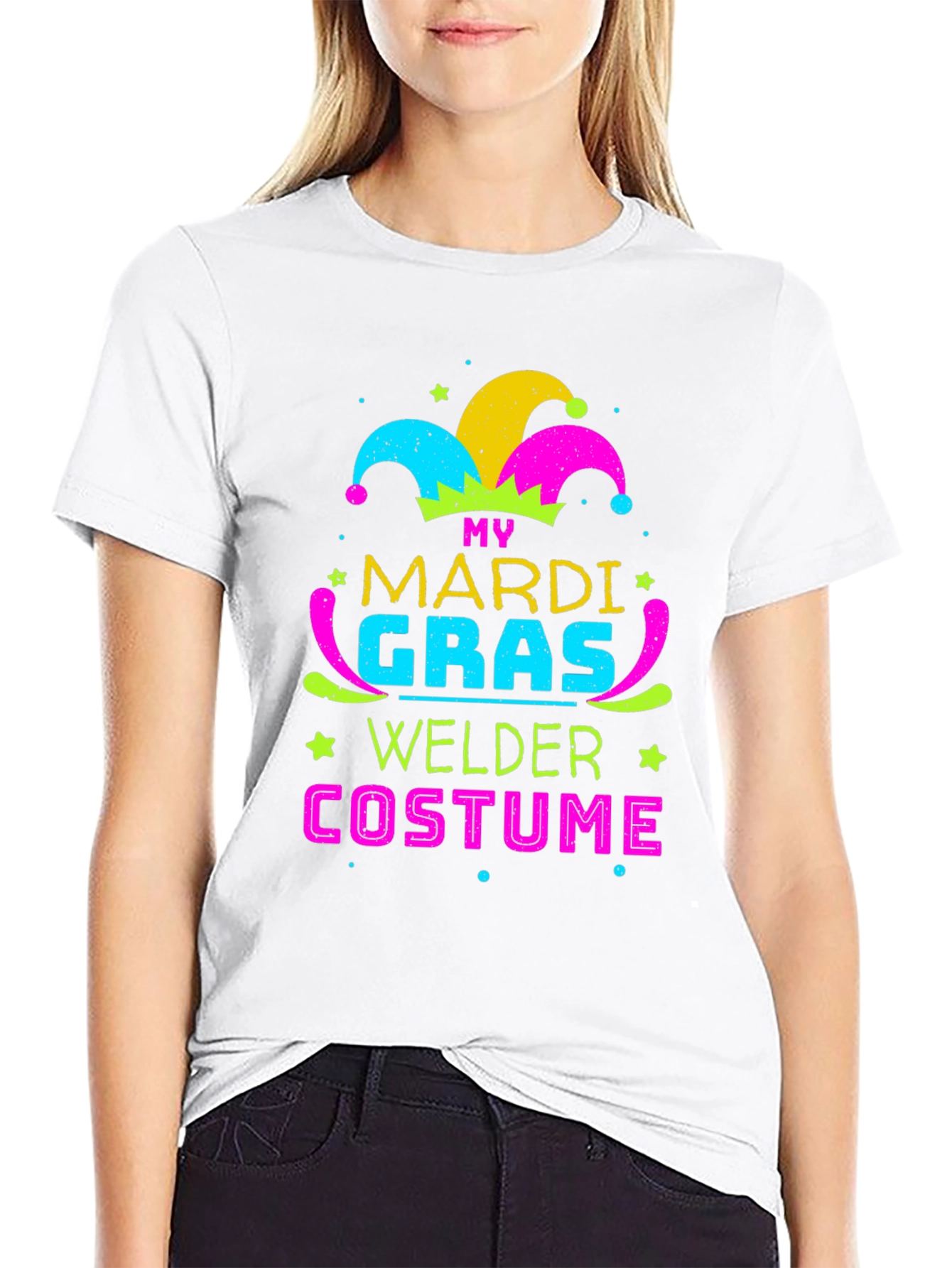 Mardi Gras Welder Costume T-Shirt