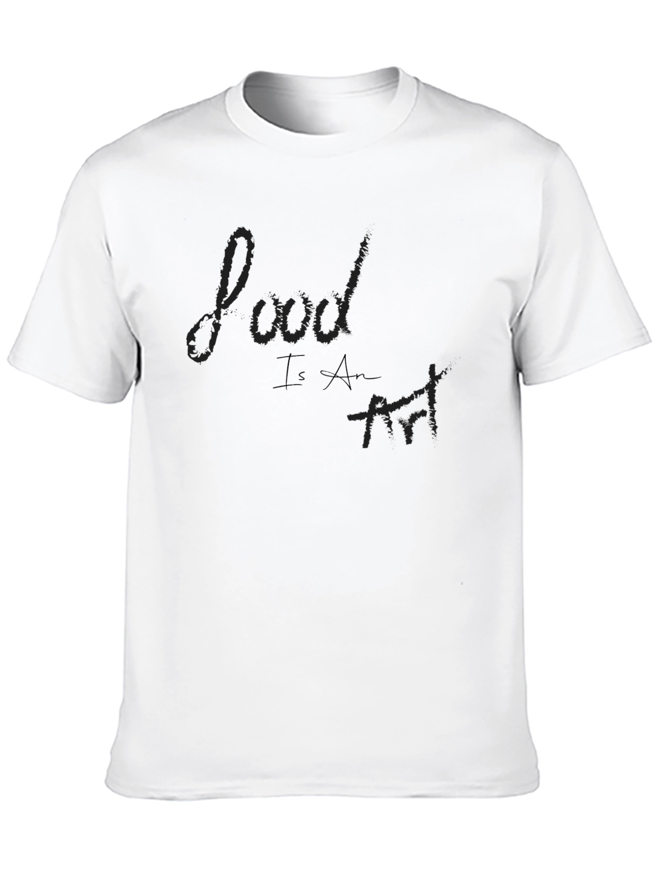 Food is Art Black Graphic Tee
