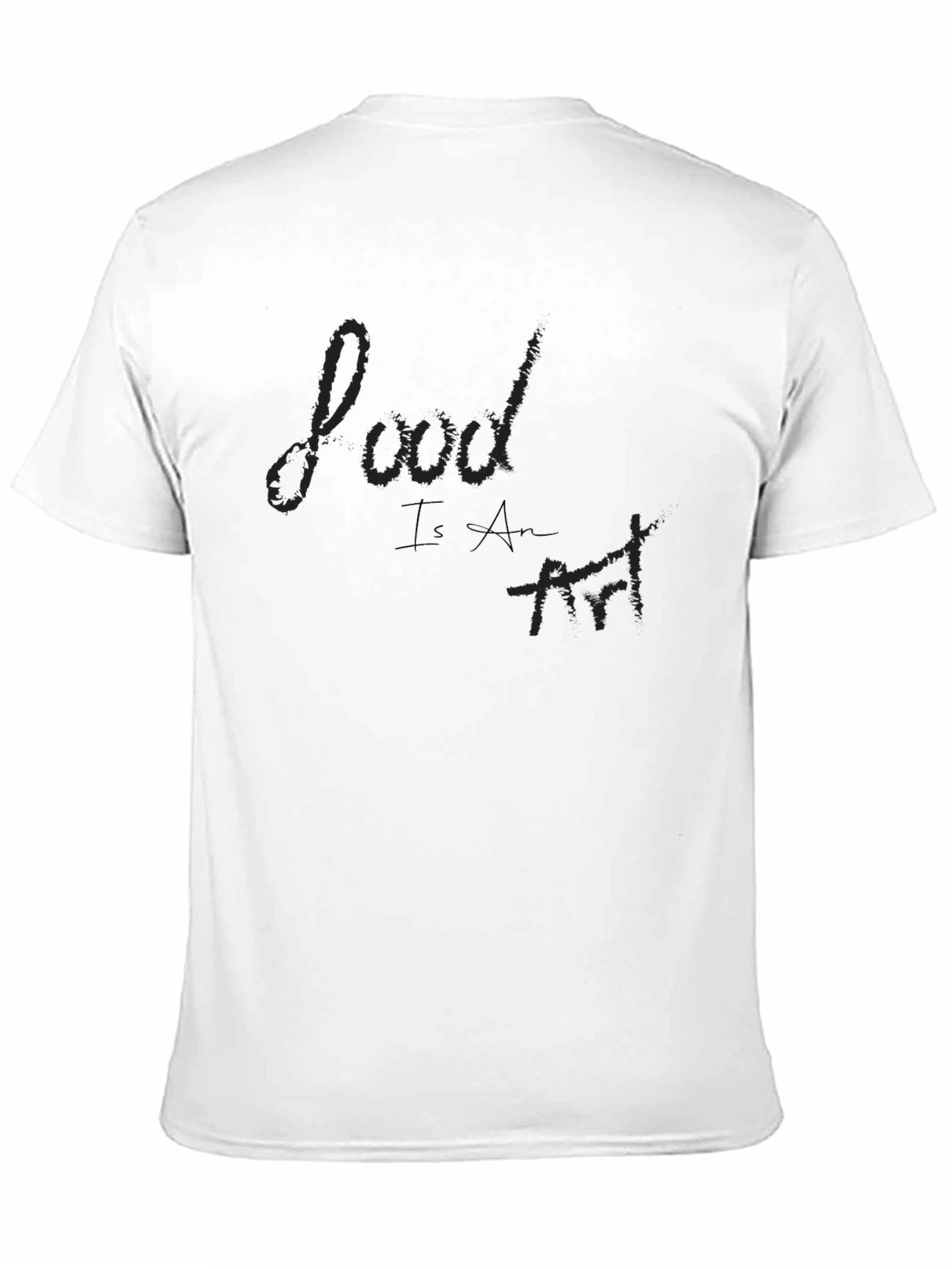 Food is Art Black Graphic Tee