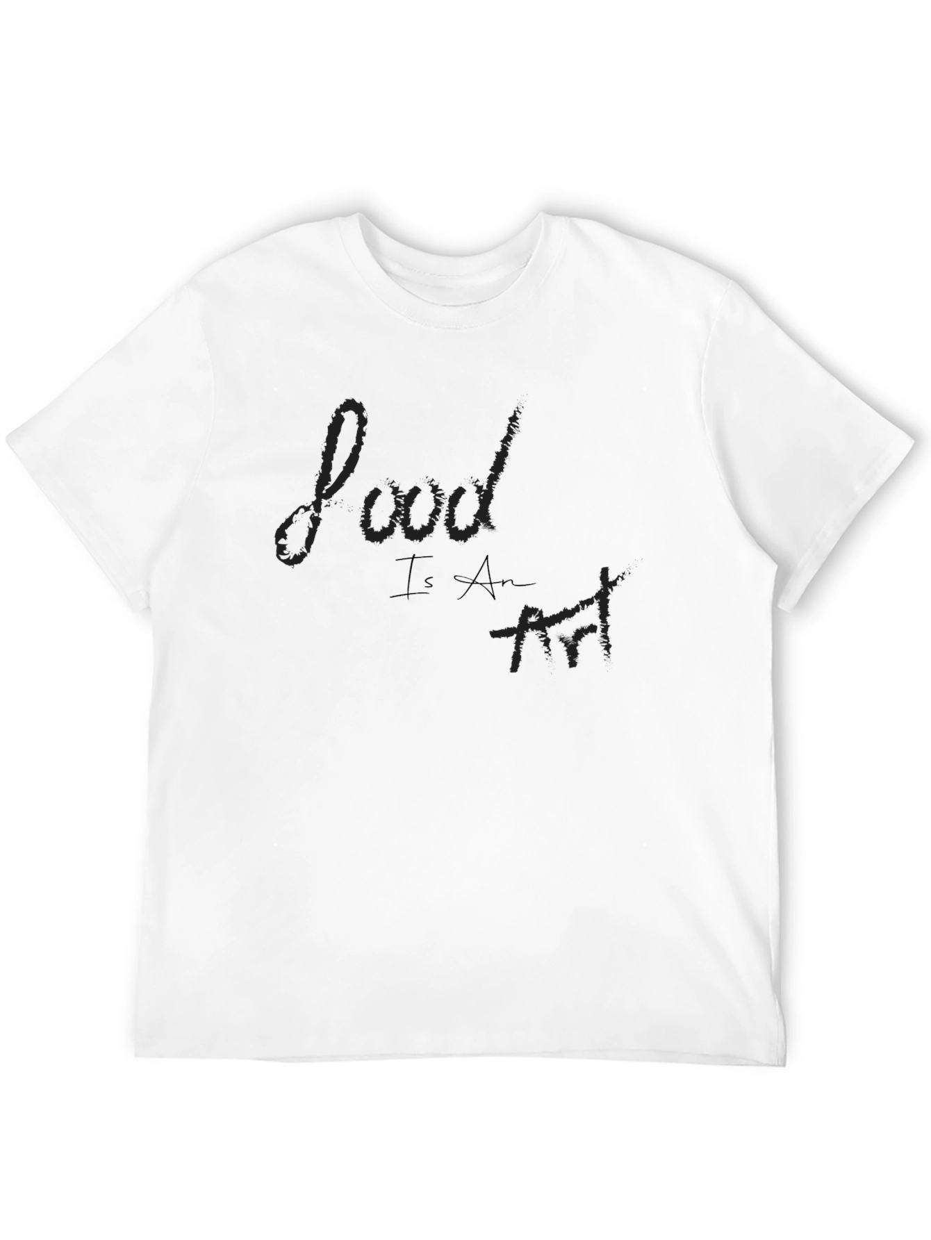 Food is Art Black Graphic Tee