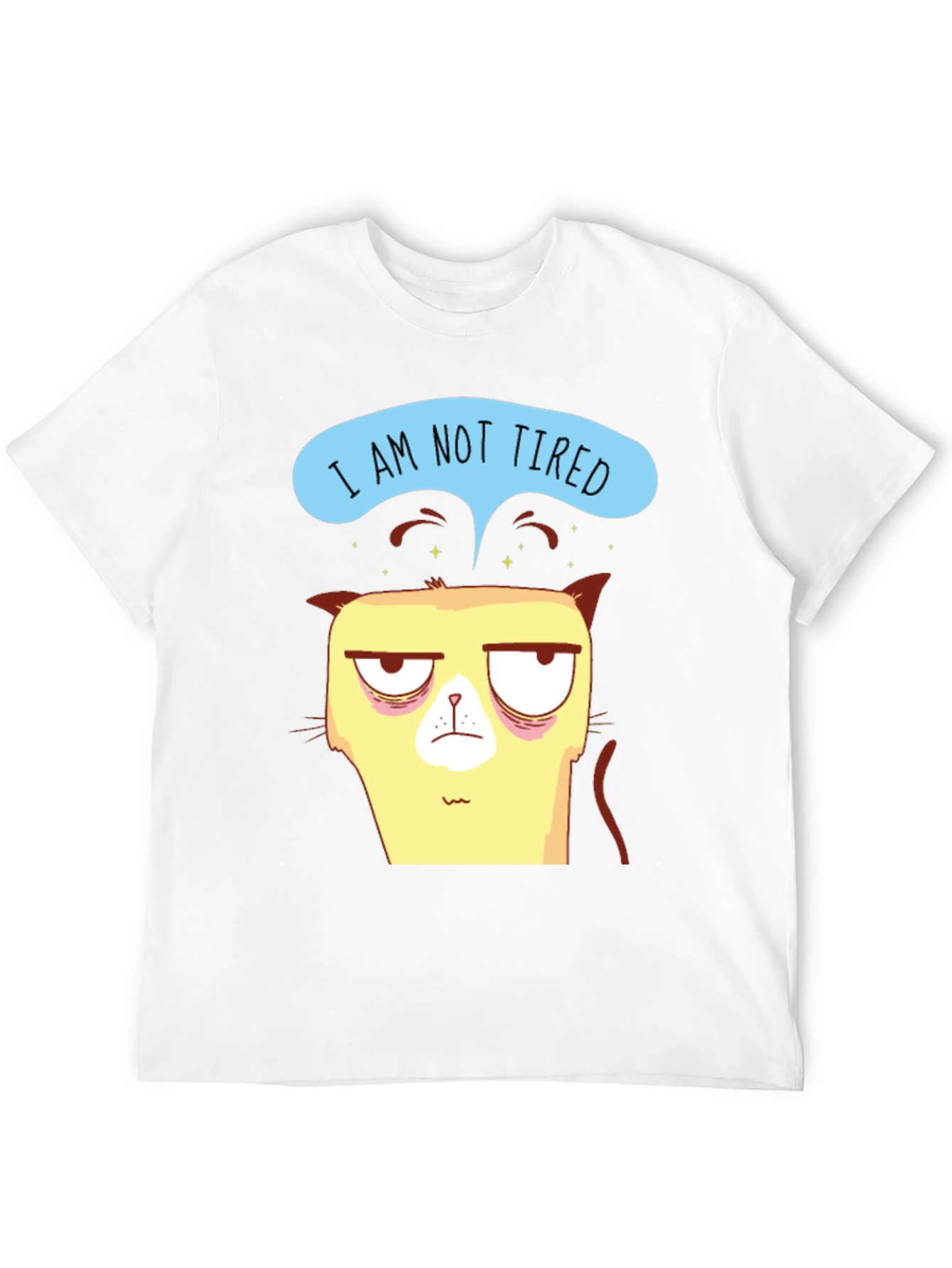Funny I am not tired Grumpy Cat T-Shirt