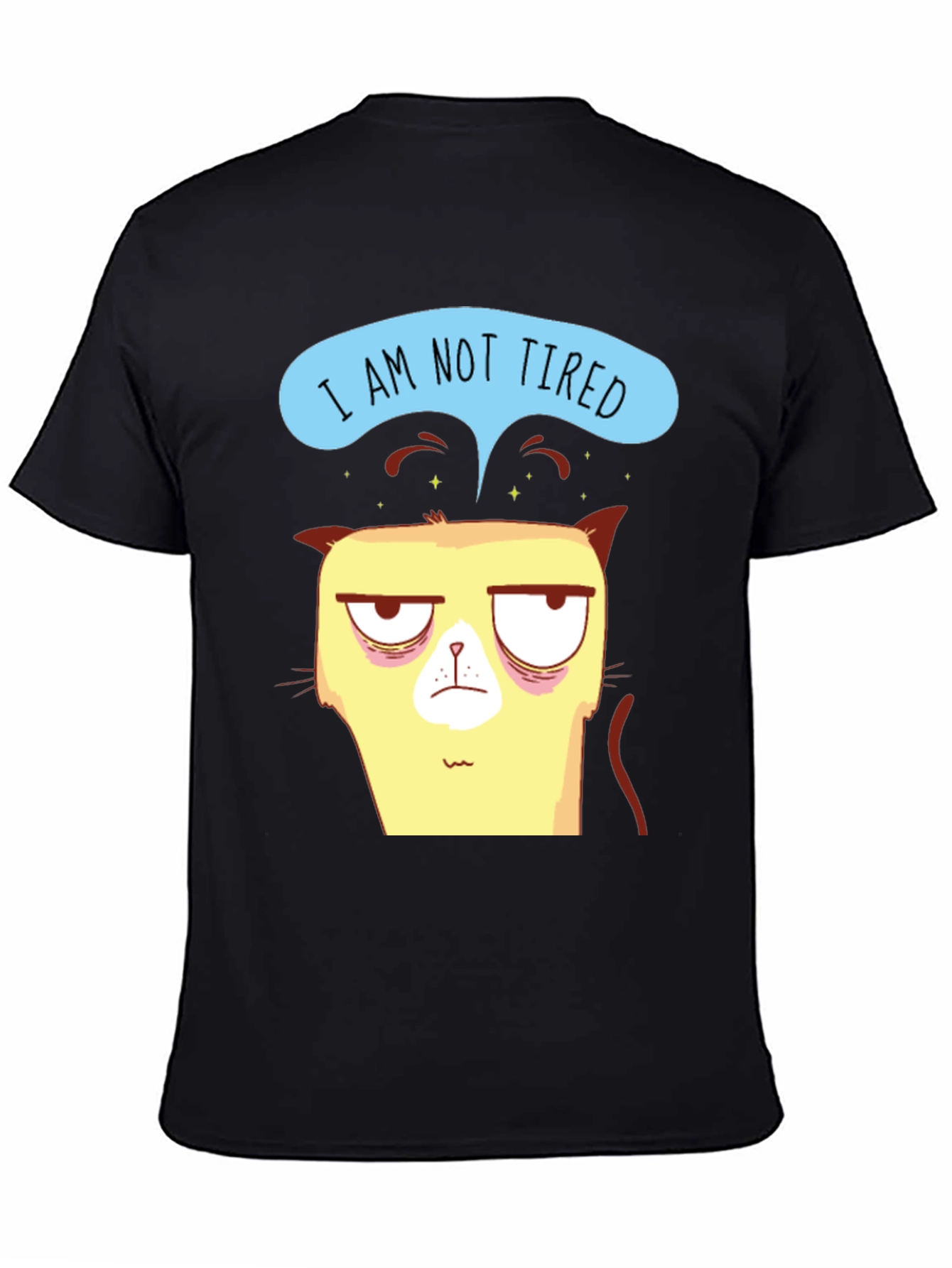 Funny I am not tired Grumpy Cat T-Shirt
