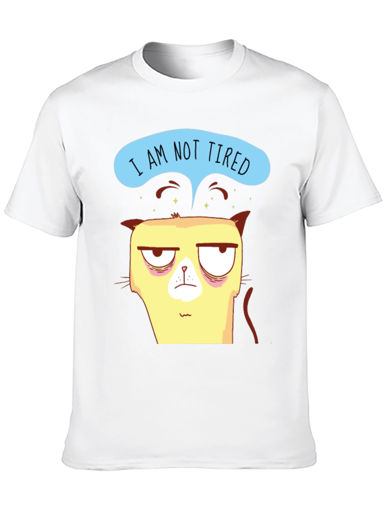 Funny I am not tired Grumpy Cat T-Shirt