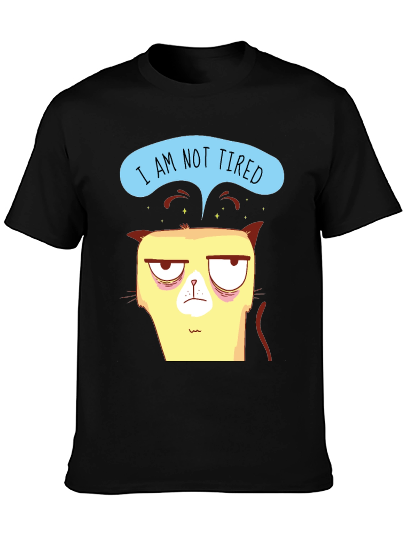 Funny I am not tired Grumpy Cat T-Shirt