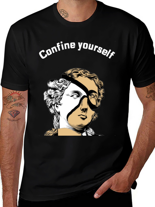 Confine Yourself Graphic Tee - Modern Art T-Shirt