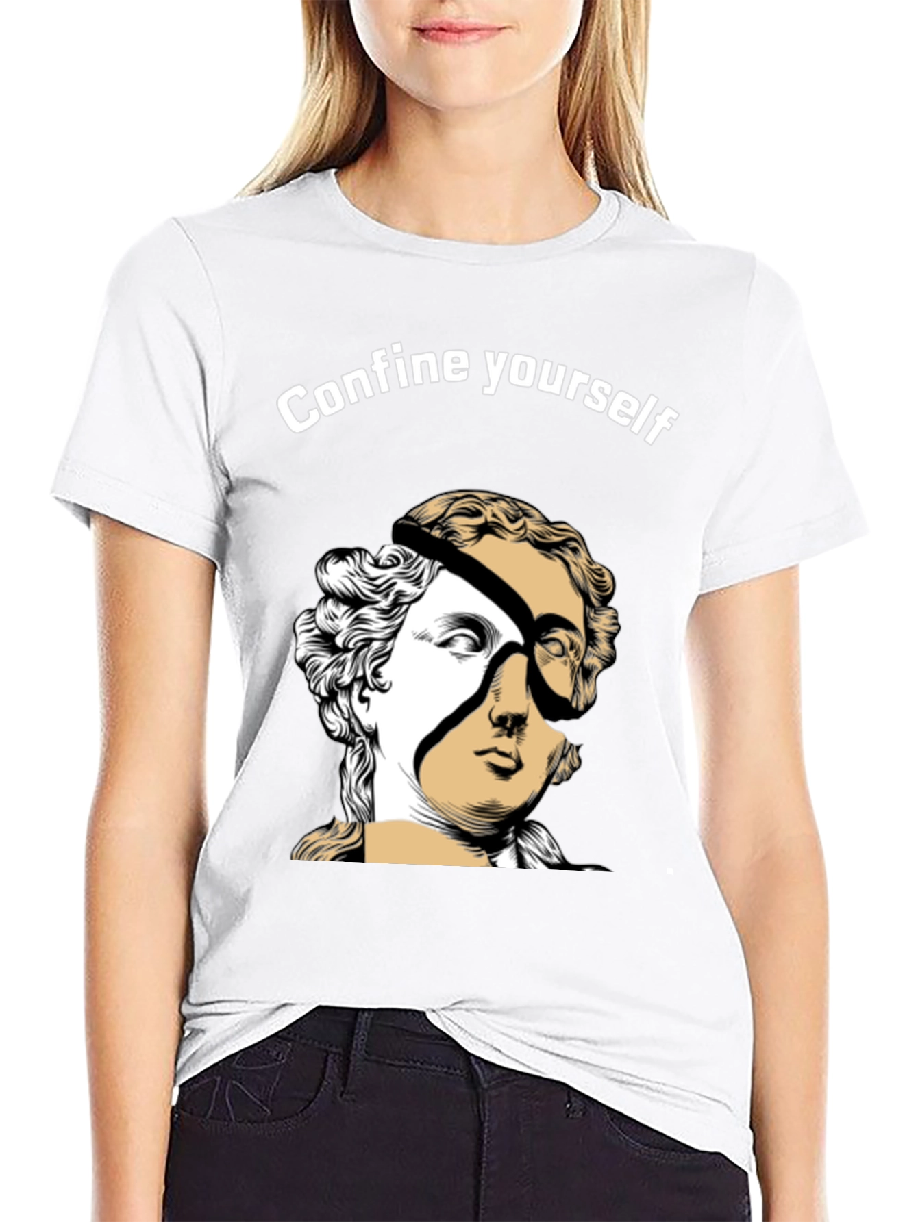 Confine Yourself Graphic Tee - Modern Art T-Shirt