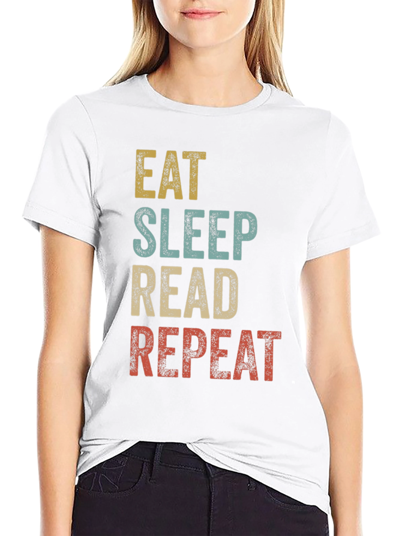 Eat Sleep Read Repeat T-Shirt