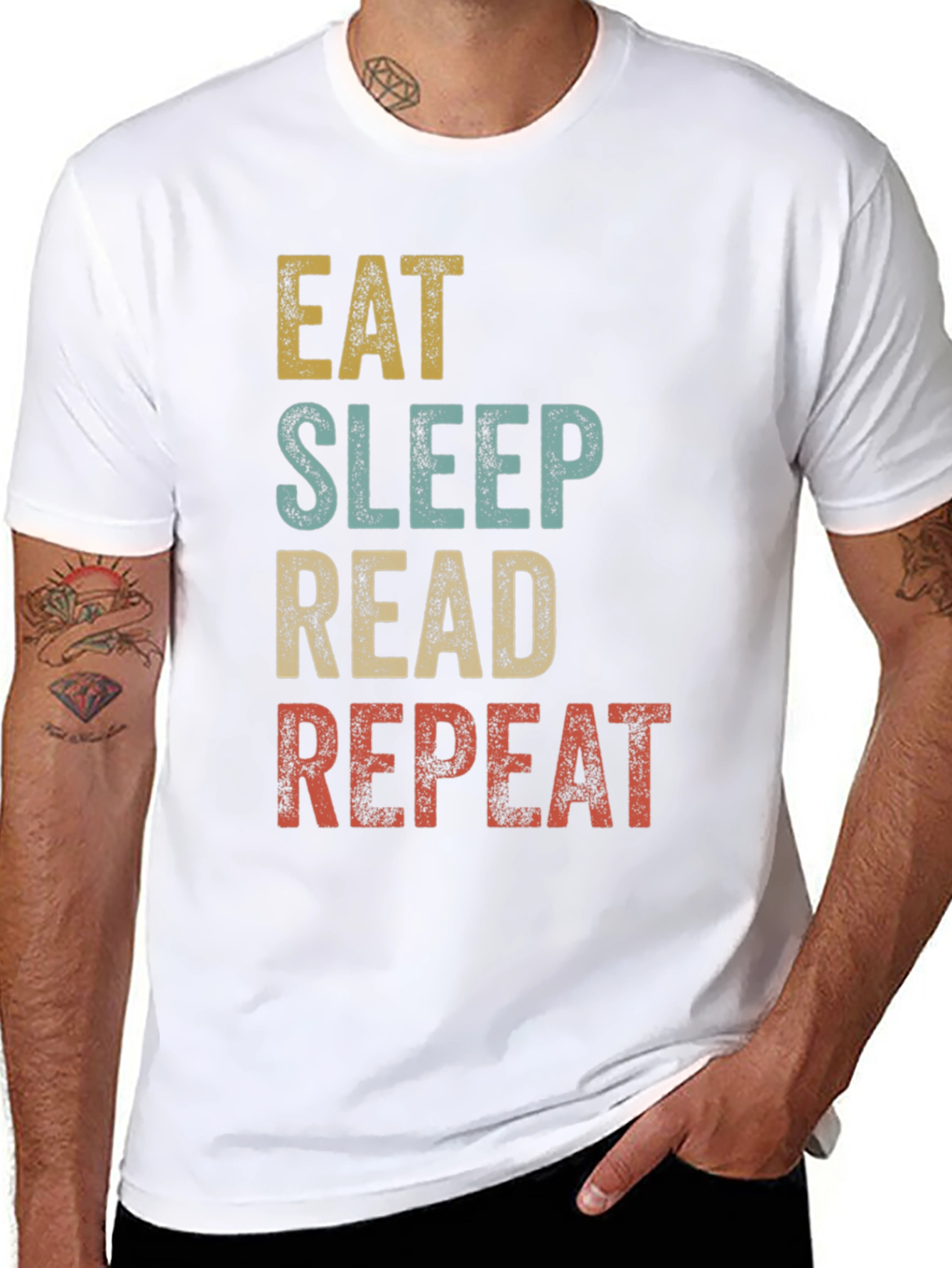 Eat Sleep Read Repeat T-Shirt