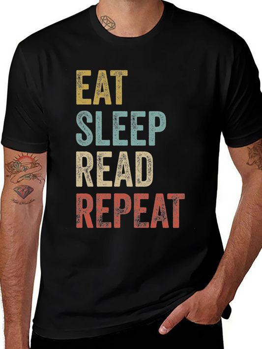 Eat Sleep Read Repeat T-Shirt