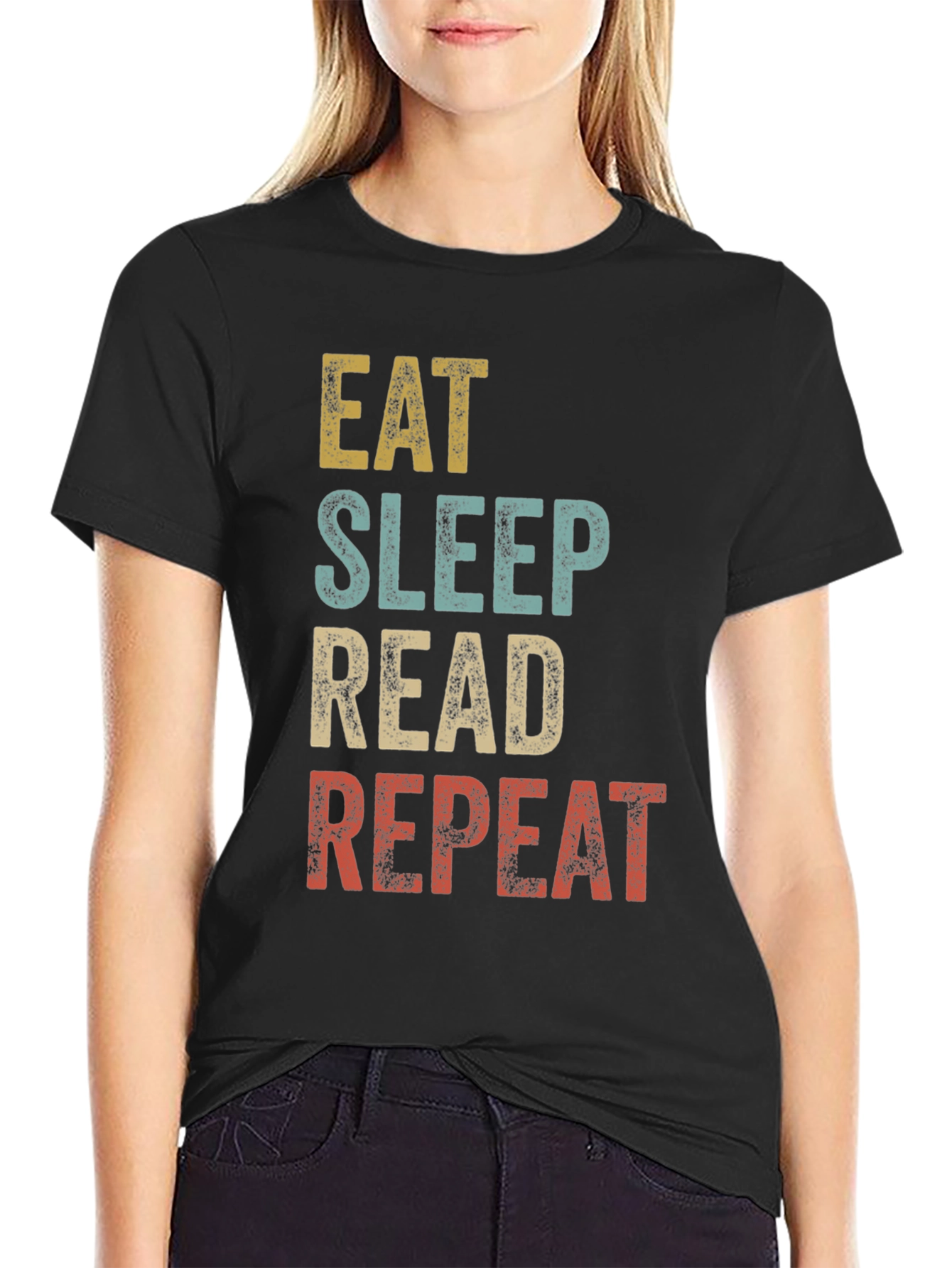 Eat Sleep Read Repeat T-Shirt