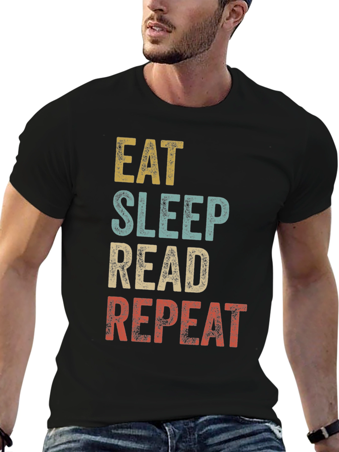 Eat Sleep Read Repeat T-Shirt