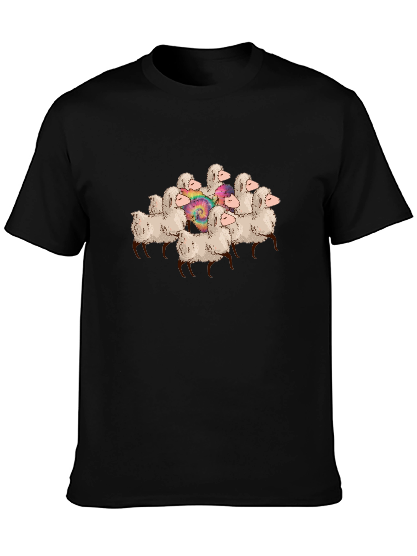 Sheep Herd Graphic T-Shirt - Unique Design