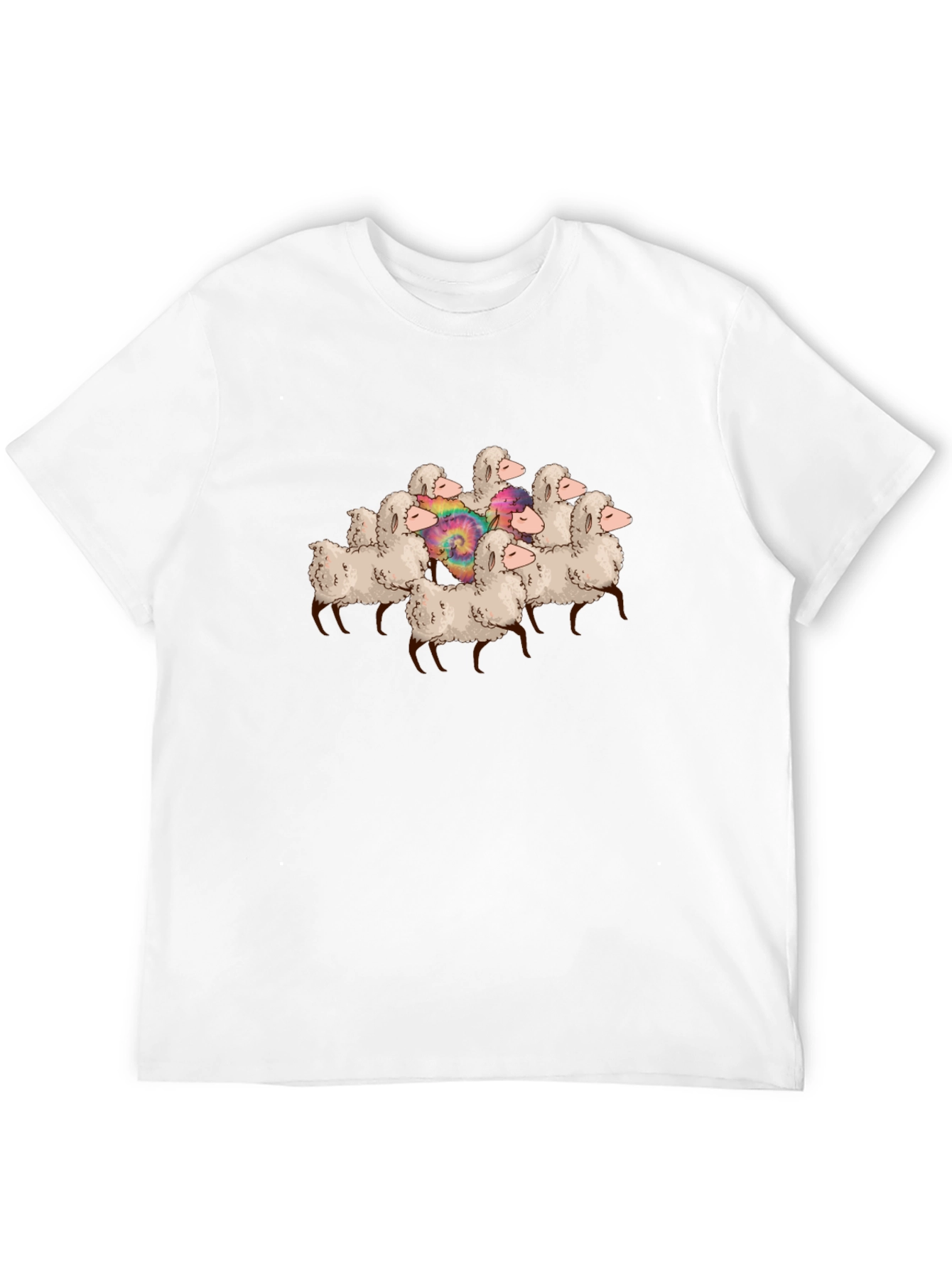 Sheep Herd Graphic T-Shirt - Unique Design
