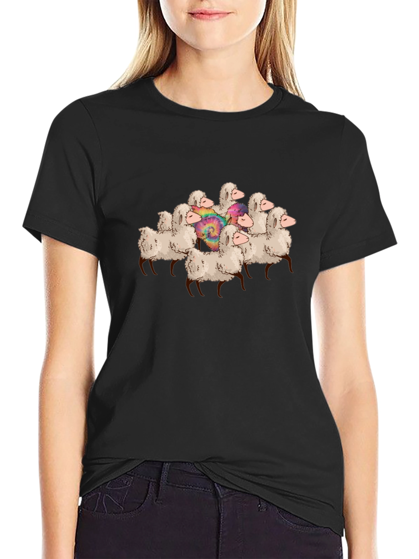 Sheep Herd Graphic T-Shirt - Unique Design