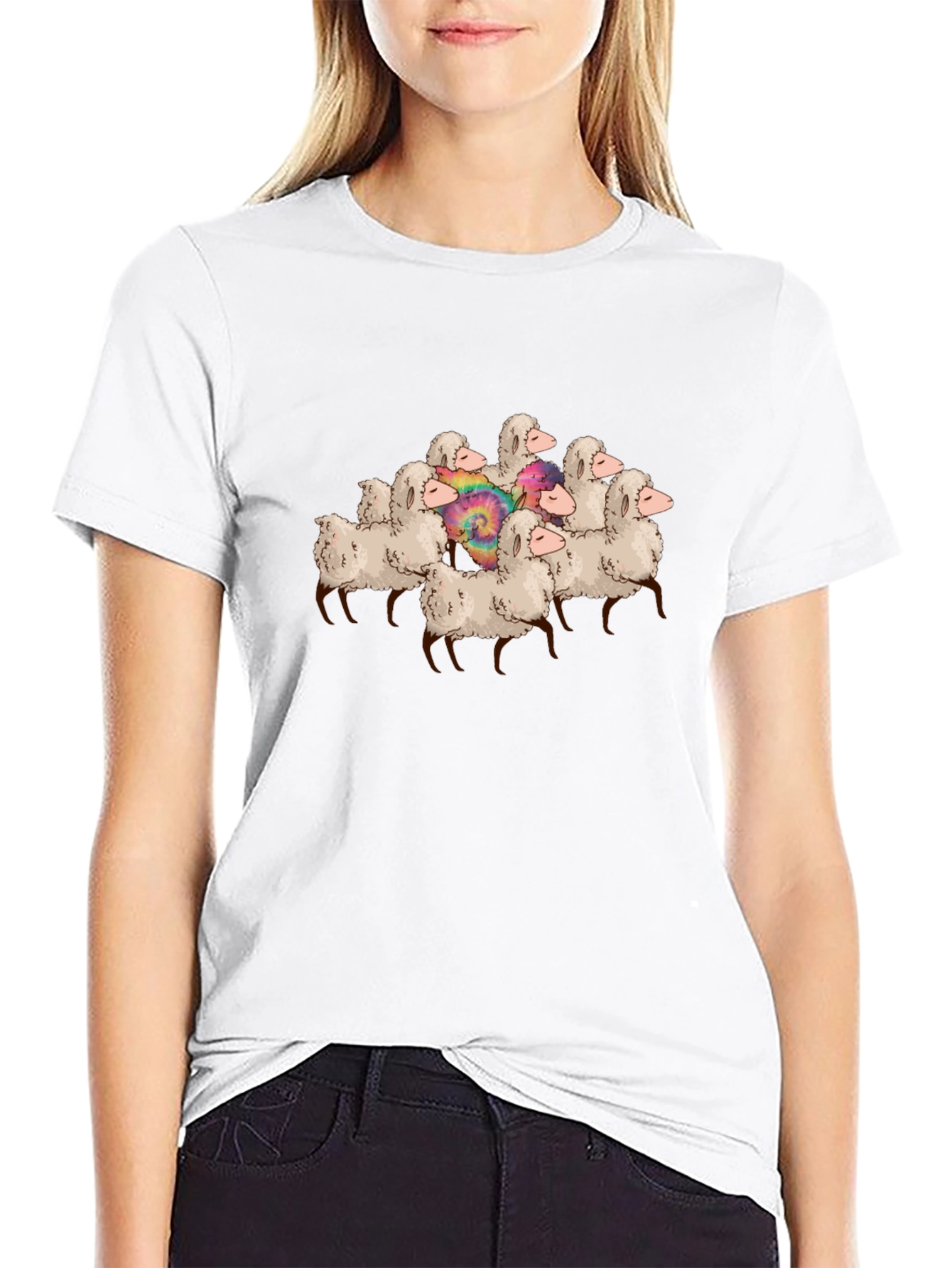 Sheep Herd Graphic T-Shirt - Unique Design