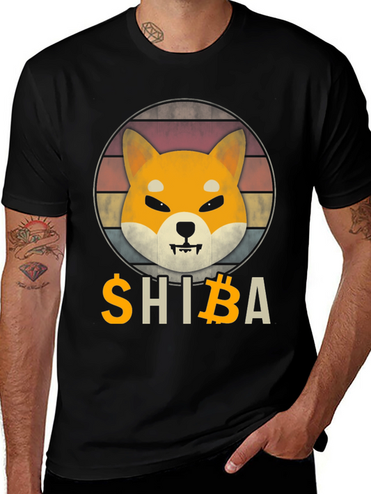 Shiba Inu Crypto T-Shirt - Trendy Bitcoin Tee