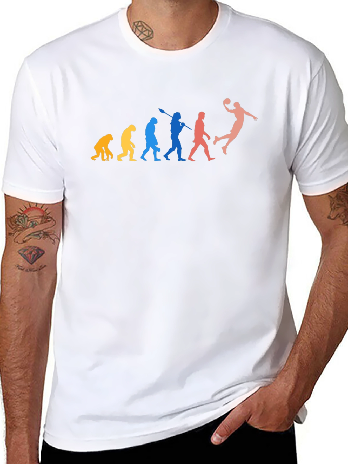 Evolution of Basketball T-Shirt